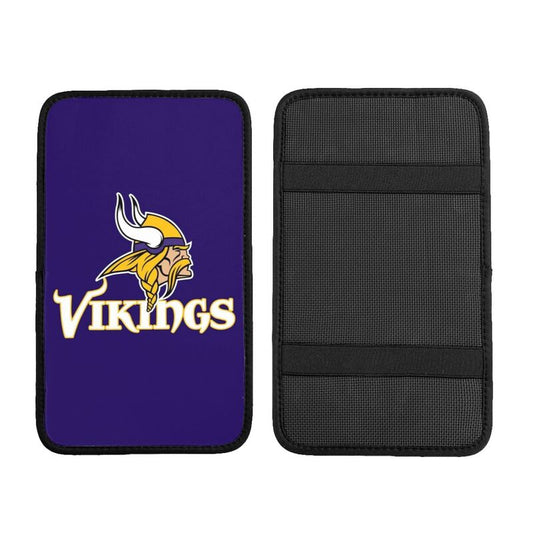 Minnesota Vikings Printed car armrest box pad elbow protection pad