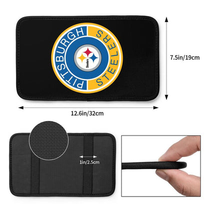 Pittsburgh Steelers print car armrest protective cover Car center console armrest pad