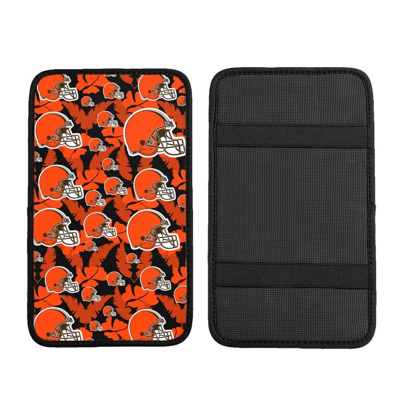Cleveland Browns printing Center console armrest pad car armrest protective cover car