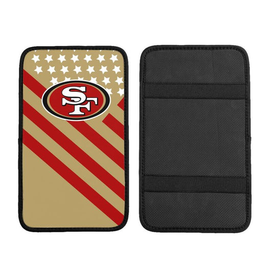 San Francisco 49ers Printed car armrest box pad anti-abrasion pad
