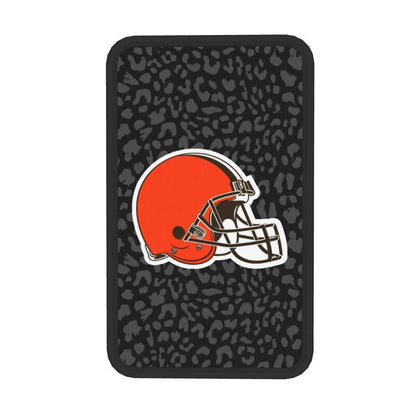 Cleveland Browns print Car handrail box cushion Personalized car armrest cover
