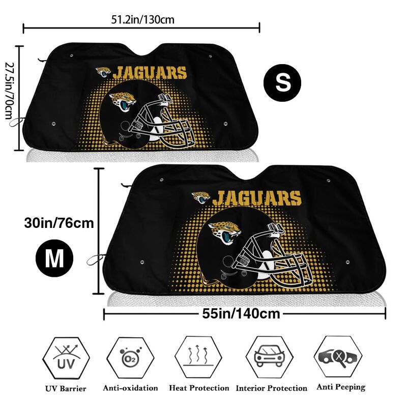 Jacksonville Jaguars Printing car front windshield sunshade car windshield sunshade multi size
