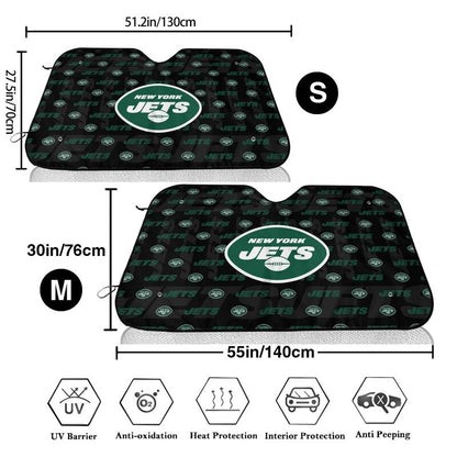 New York Jets Printed is suitable for front Car windshield sunshades Car windshield sunshades