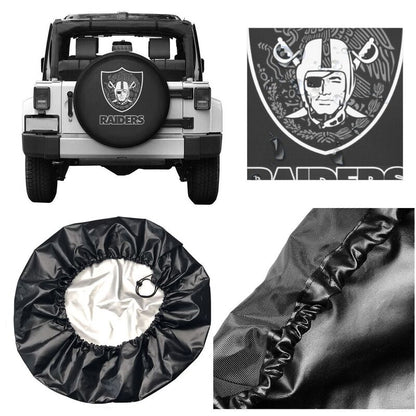 Las Vegas Raiders 3 car dustproof sunscreen tyre protective cover Tyre protective cover