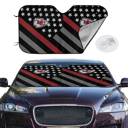 Kansas City Chiefs Printing Car windshield sunshades is suitable front windshield sunshades