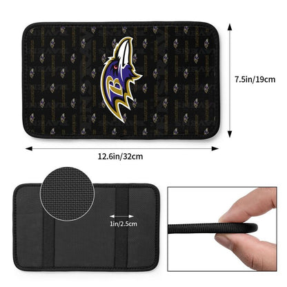 Baltimore Ravens printed Car handrail cushion Personalized car armrest cover