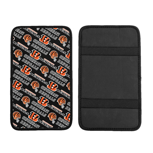 Cincinnati Bengals Printing car armrest box protective pad