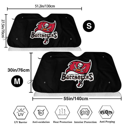Tampa Bay Buccaneers 2 Printing Car windshield sunshades is suitable front windshield sunshades