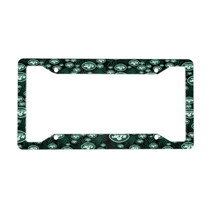 New York Jets Print Car license plate frame four hole license plate holder (one pair)