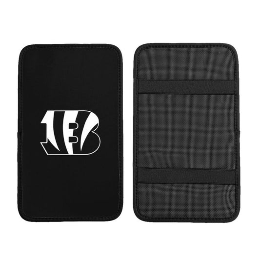 Car armrest box pad Cincinnati Bengals 1 Printed central armrest box pad protective pad