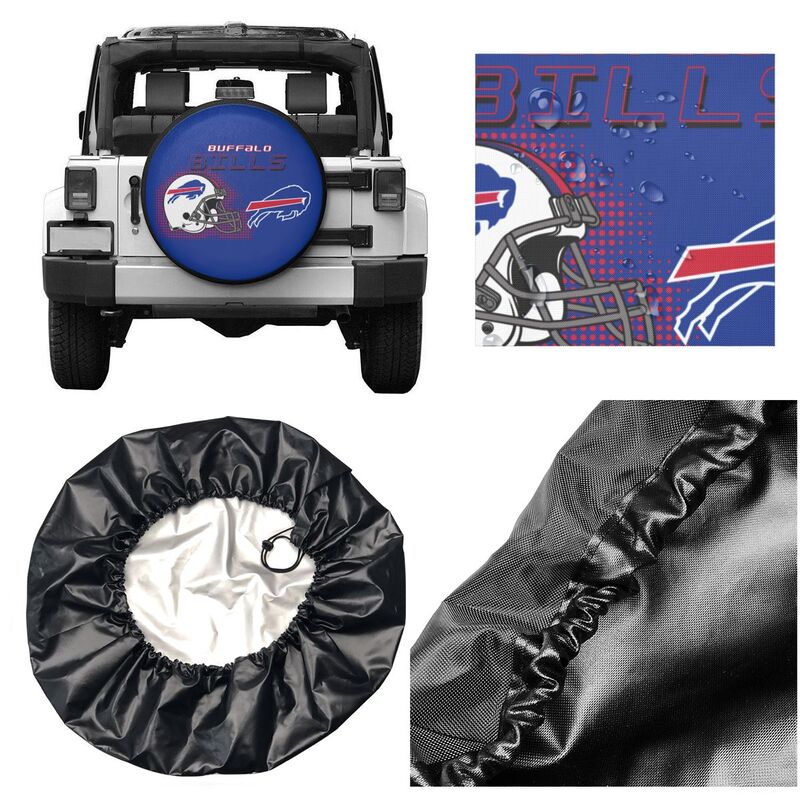 Buffalo Bills Print car tire protection cover car spare tire dust protection covers