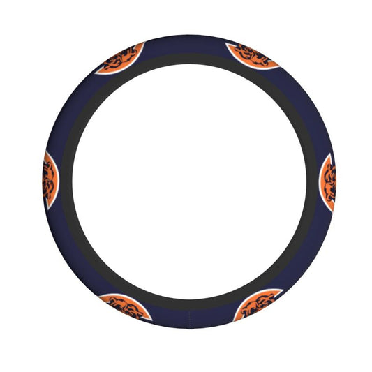 Chicago Bears Printed breathable elastic steering wheel cover anti slip cover