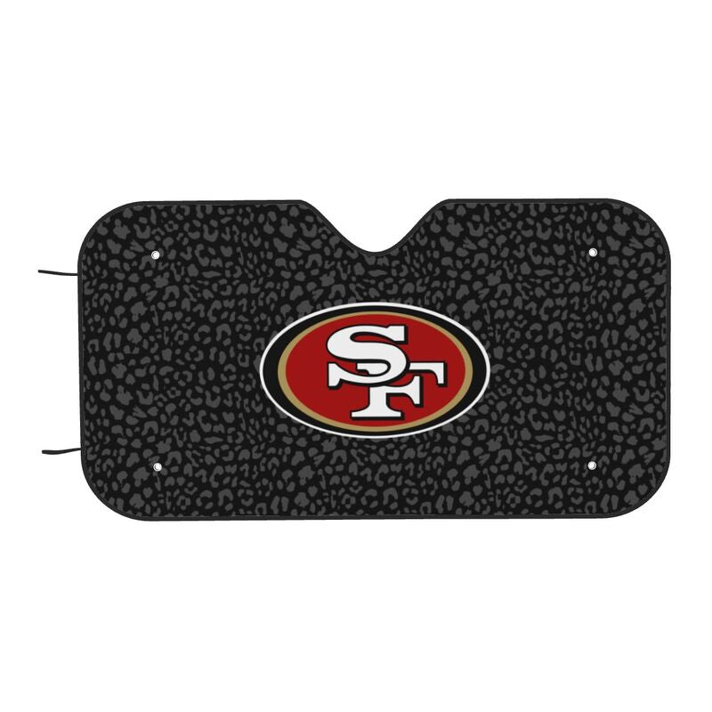 San Francisco 49ers Printed Car windshield sunshades is suitable front Car windshield sunshades
