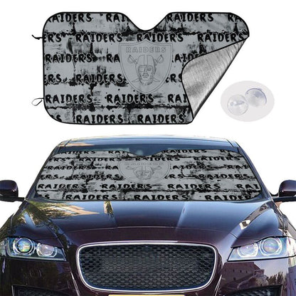 Las Vegas Raiders Printed front windshield sunshade car windshield sunshade (multi size)