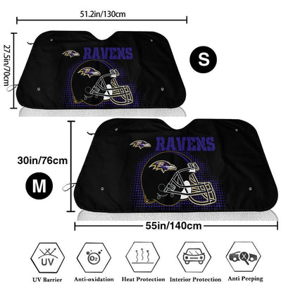 Baltimore Ravens Printing car front windshield sunshade car windshield sunshade multi size