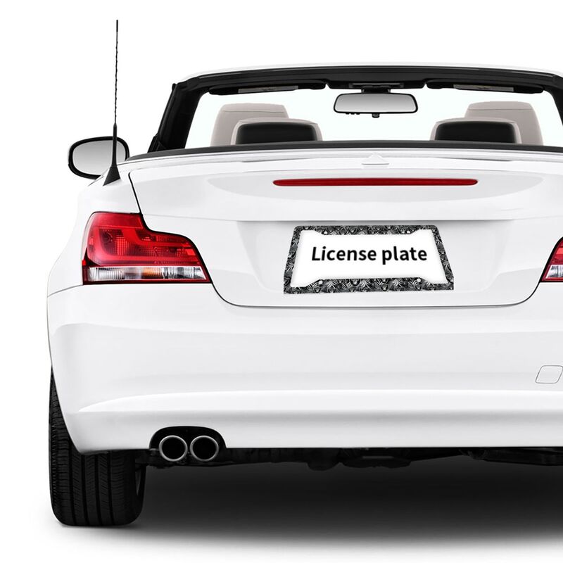 Las Vegas Raiders Print Car license plate frame four hole license plate holder (one pair)