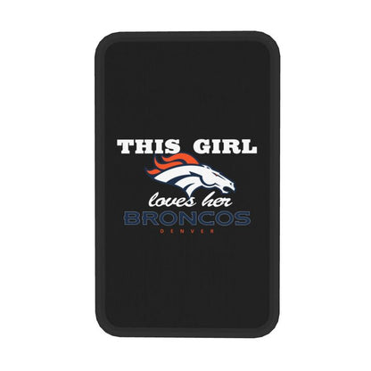 Denver Broncos Printing car center console pad car armrest protective cover