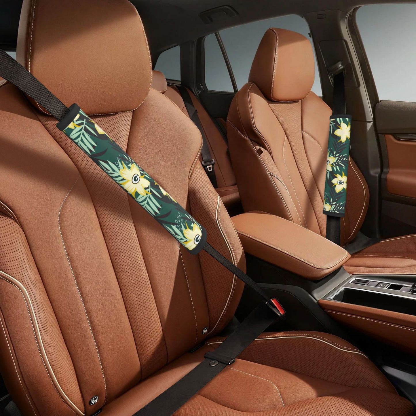 Green Bay Packers Adult seat belt protection cover Car seat belt protection cover