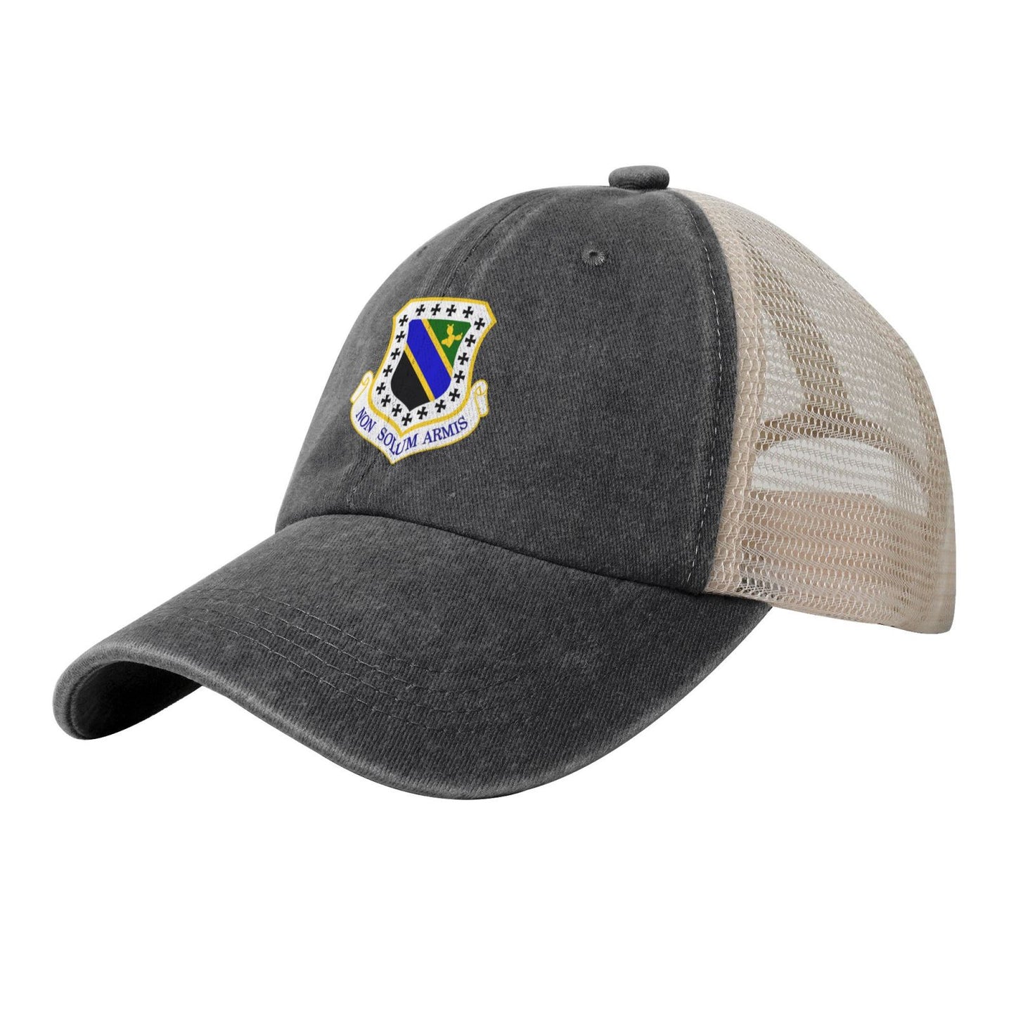 3d Wing Printed unisex baseball cap adjustable grid baseball cap veteran gift