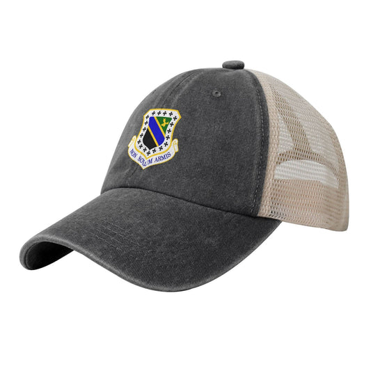 3d Wing Printed unisex baseball cap adjustable grid baseball cap veteran gift