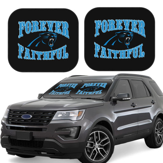 Carolina Panthers Car front windshield sunshade UV resistant sunshade foldable