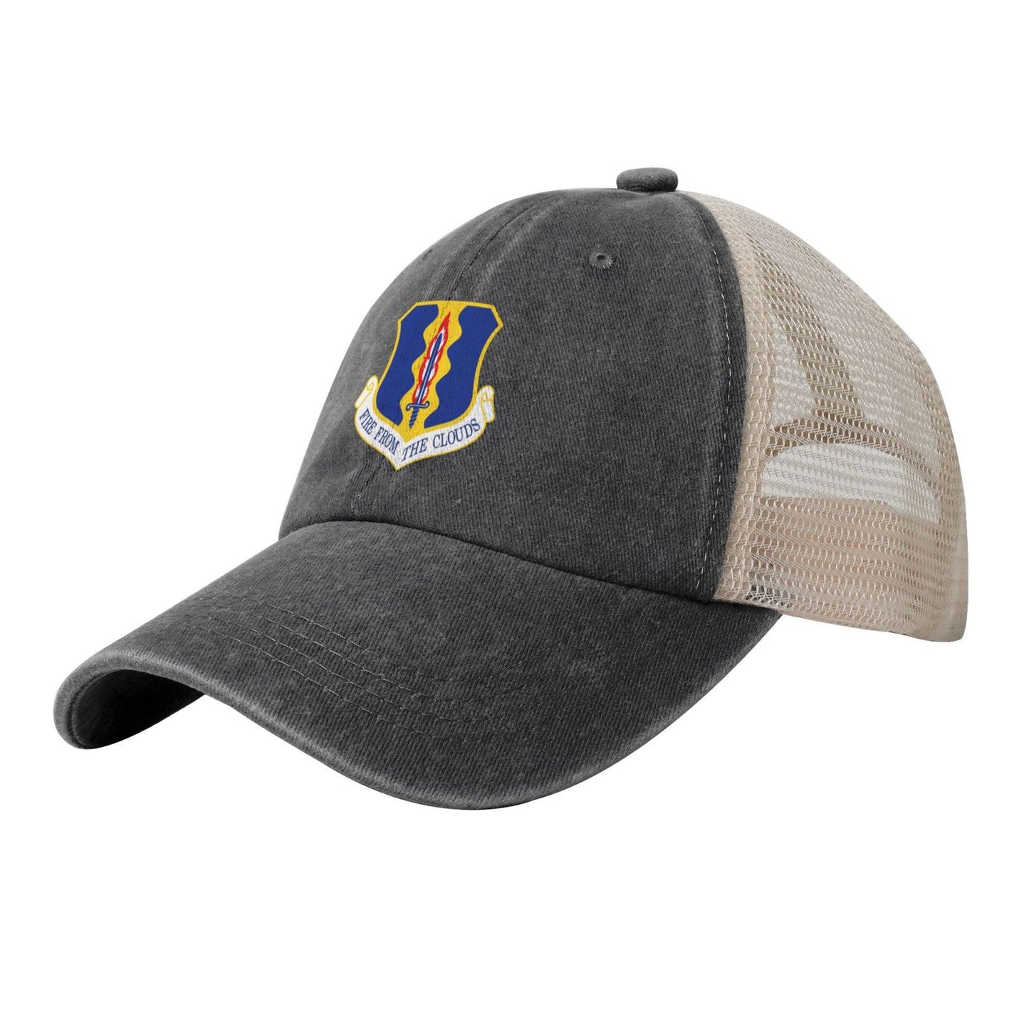 33d Fighter Wing Printed unisex baseball cap adjustable grid baseball cap veteran gift