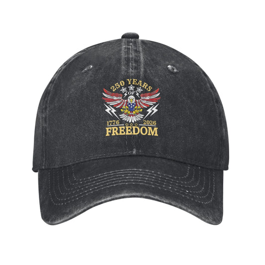 Eagle US 250 Yrs Freedom Printed unisex baseball cap outdoor hats adjustable cap trucker gift hat