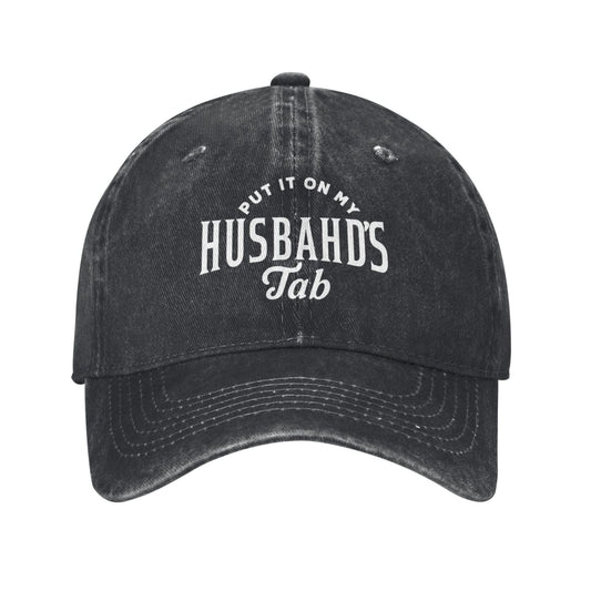 Put It On My Husband's Lab Printed unisex baseball cap adjustable cap outdoor sun hats trucker hat