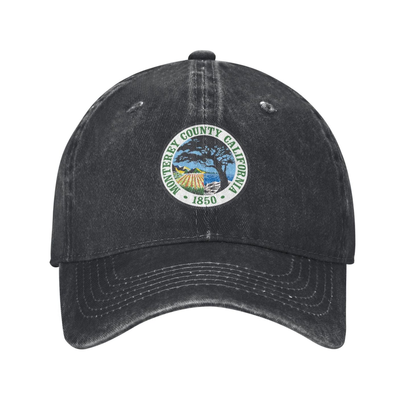 Monterey County California Printed unisex baseball cap adjustable cap outdoor sun hats trucker hat