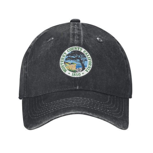 Monterey County California Printed unisex baseball cap adjustable cap outdoor sun hats trucker hat