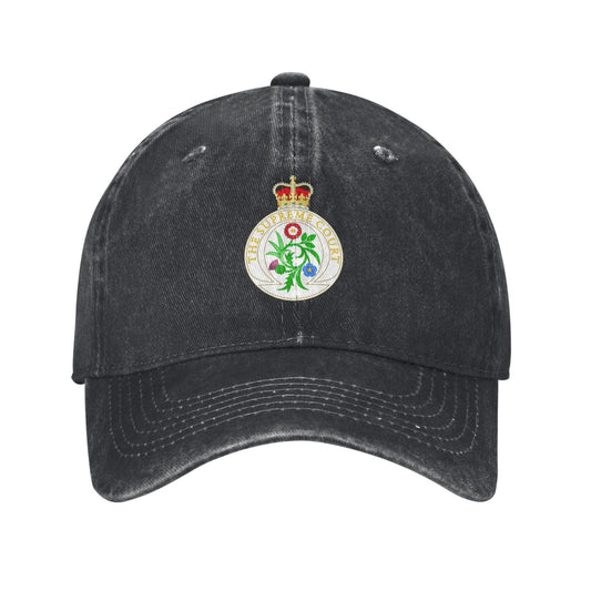 Badge Of The Supreme Court Of The United Kingdom Printed unisex baseball cap adjustable cap outdoor trucker hat veterans Gifts