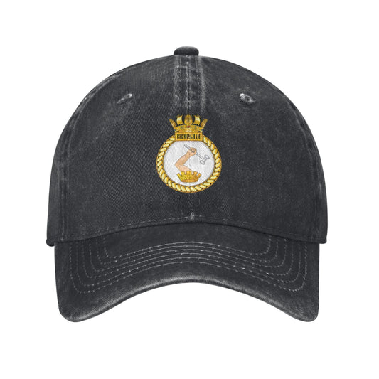 HMS Birmingham Printed unisex baseball cap adjustable cap outdoor trucker hat veterans Gifts