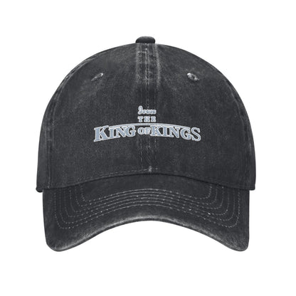 Jesus THE King Of Kings Printed unisex baseball cap adjustable cap outdoor hats trucker gift hat