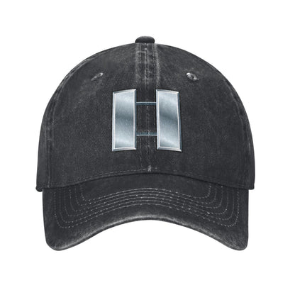 US Army Captain O 3 Printed unisex baseball cap adjustable cap outdoor sun hats trucker hat