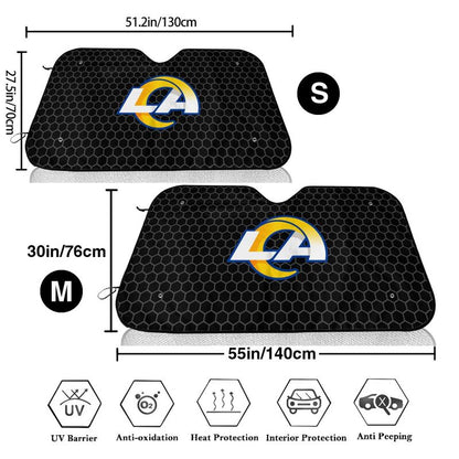 Los Angeles Rams 4 Printed is suitable front Car windshield sunshades Car windshield sunshades