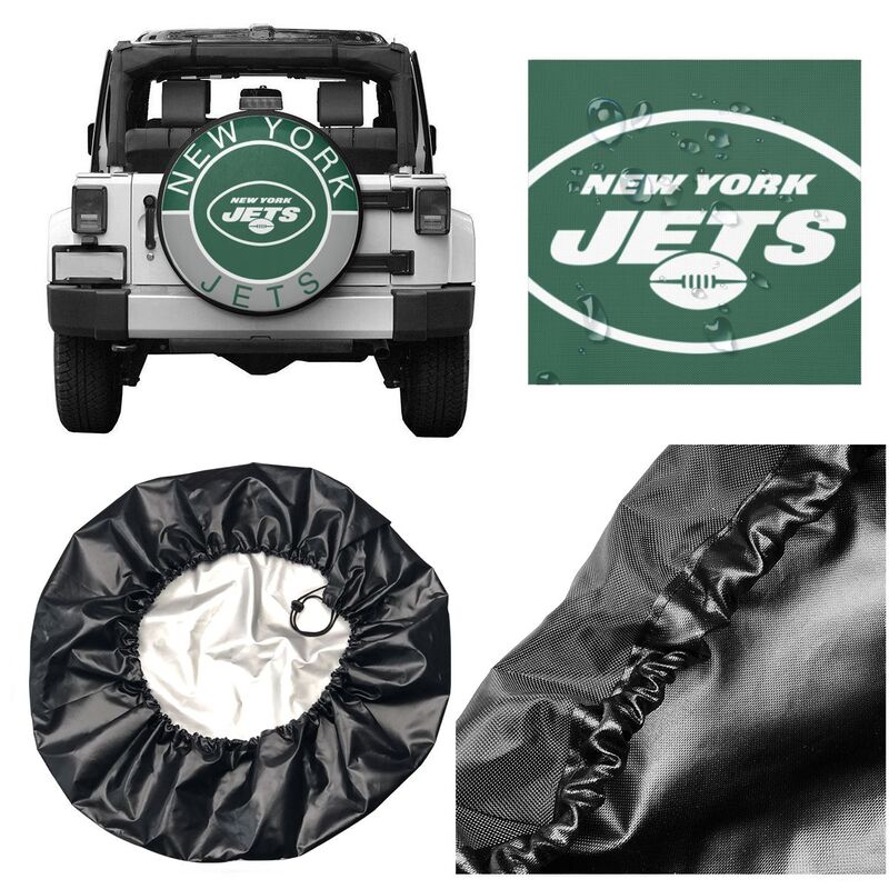 New York Jets Printed tire protection cover car spare tire dust protection covers