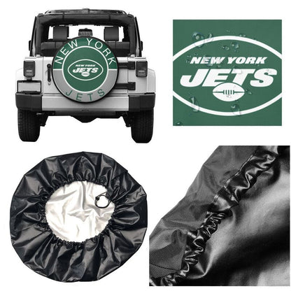 New York Jets Printed tire protection cover car spare tire dust protection covers