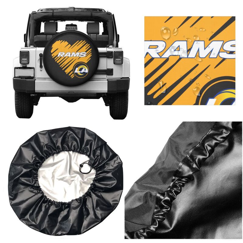 Los Angeles Rams Printed car spare tire dust protection cover tire protection cover