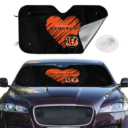Cincinnati Bengals Printing is suitable car front windshield sunshades Car windshield sunshades