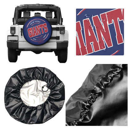 New York Giants Printed tire protection cover car spare tire dust protection cover