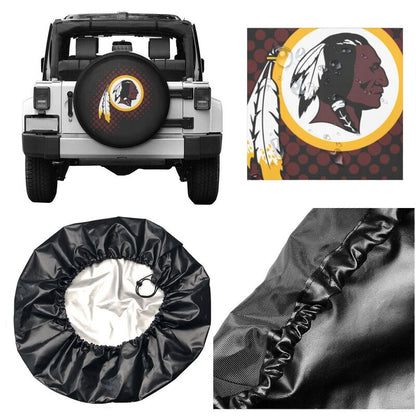 Washington Redskins Printing tire protection cover car sun protection tire protection cover