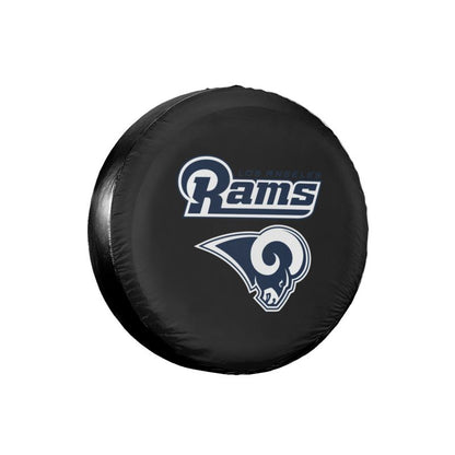 Los Angeles Rams 2 Car tire protective cover waterproof and dustproof tire cover