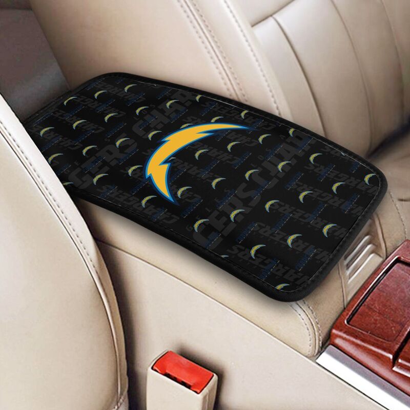 San Diego Chargers printed Car handrail cushion Personalized car armrest cover