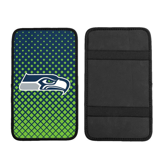 Seattle Seahawks Car handrail box cushion Personalized printed car armrest cover