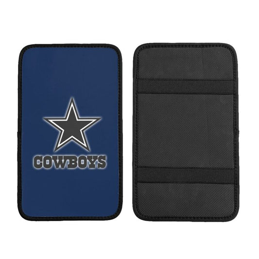 Car armrest box pad Dallas Cowboys4 Printed central armrest box pad anti slip pad