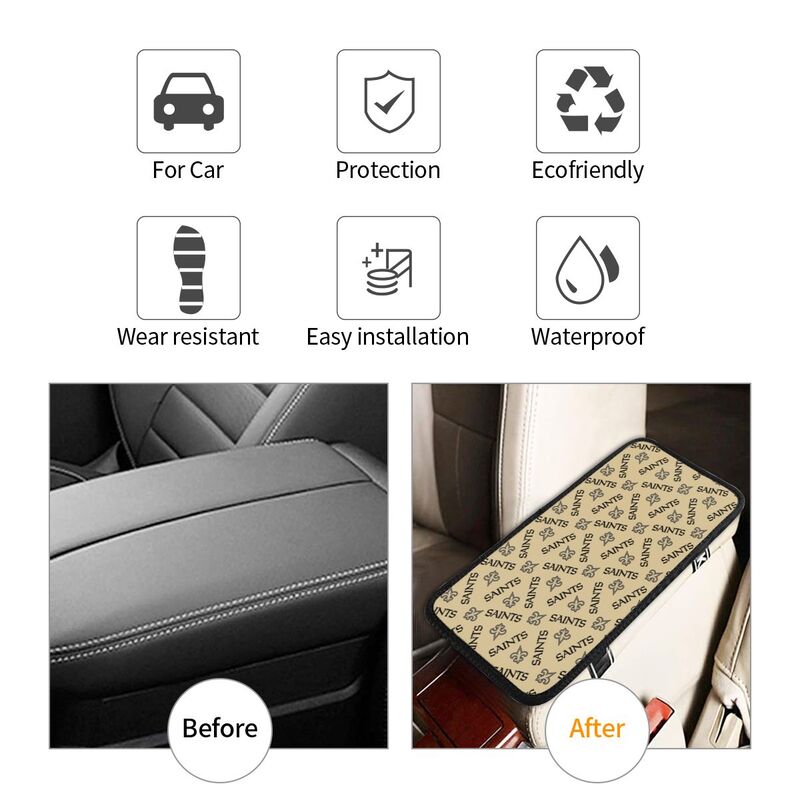 New Orleans Saints  Printed armrest protective cover car armrest box cushion