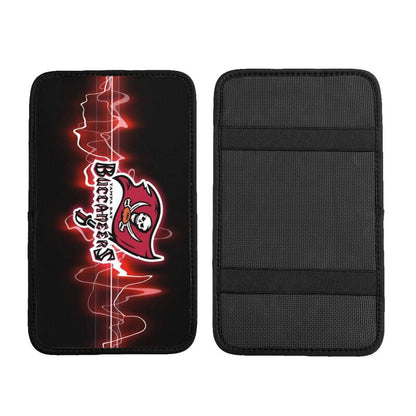 Car armrest box pad Tampa Bay Buccaneers 5 Printed center armrest box pad protective pad