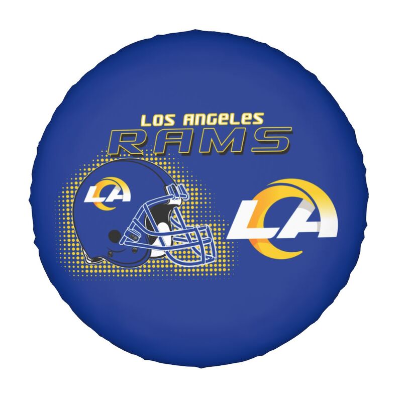 Los Angeles Rams Print car tire protection cover car spare tire dust protection covers