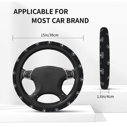 Las Vegas Raiders 1 Printed car anti-skid cover elastic steering wheel cover