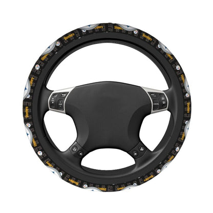Pittsburgh Steelers Printed elastic steering wheel cover breathable protective cover